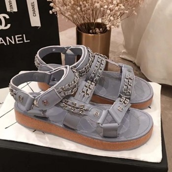 샤넬 체인 샌들