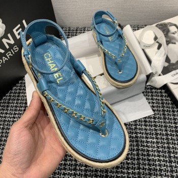 샤넬 체인 샌들