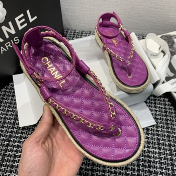 샤넬 체인 샌들