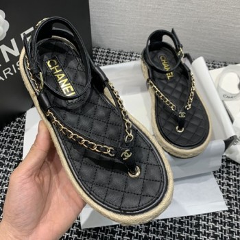 샤넬 체인 샌들