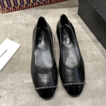 샤넬 체인 플랫슈즈