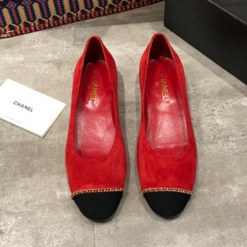 샤넬 체인 플랫슈즈