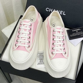 샤넬 캔버스 스니커즈