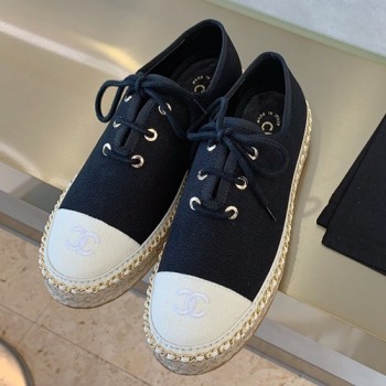 샤넬 캔버스 스니커즈