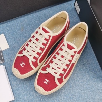 샤넬 캔버스 에스파듀 스니커즈