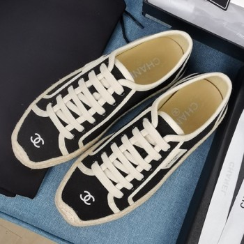 샤넬 캔버스 에스파듀 스니커즈