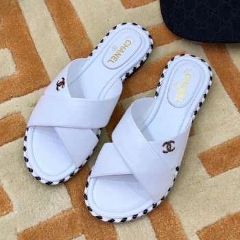 샤넬 크로스 슬리퍼,뮬