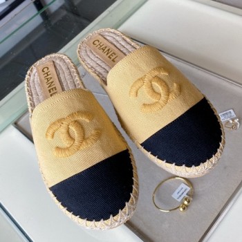 샤넬 트위드 에스파듀 블로퍼,뮬