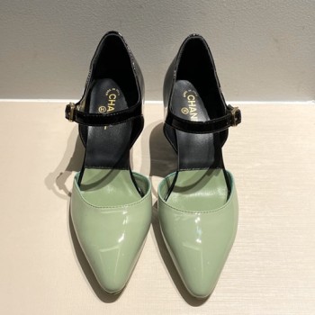 샤넬 페이던트 펌프스힐