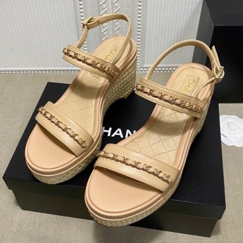 샤넬 플랫폼 샌들