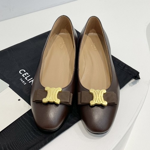 셀린느 트리오페 발레리나 플랫슈즈