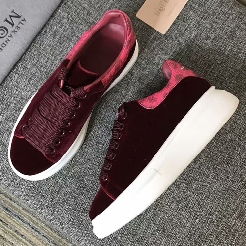 알렉산더 맥퀸 남.여 오버솔 스니커즈(래더탭)