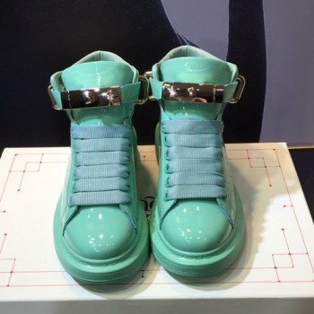 알렉산더 맥퀸 남.여 오버솔 하이탑 스니커즈