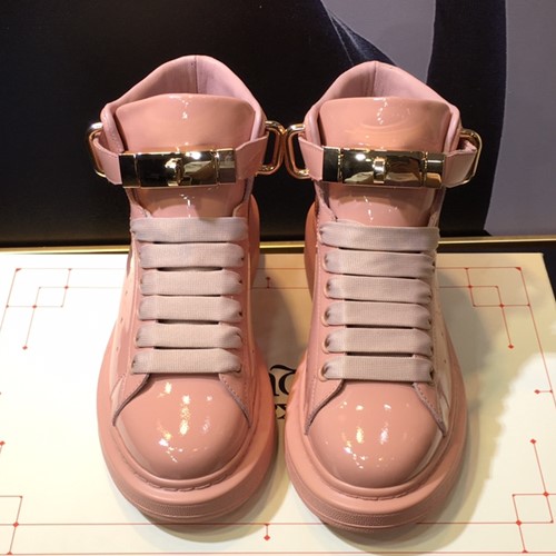 알렉산더 맥퀸 남.여 오버솔 하이탑 스니커즈