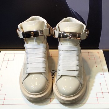 알렉산더 맥퀸 남.여 오버솔 하이탑 스니커즈