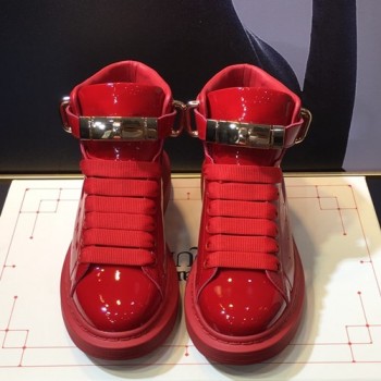 알렉산더 맥퀸 남.여 오버솔 하이탑 스니커즈