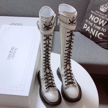 알렉산더 맥퀸 레이스업 TALL 부츠