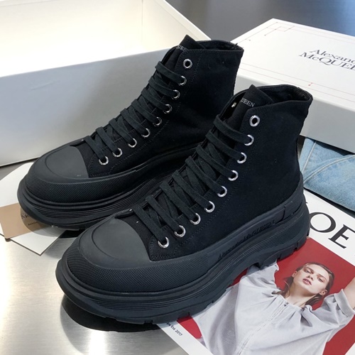 알렉산더 맥퀸 트레드슬릭 레이스업 남.여 하이탑