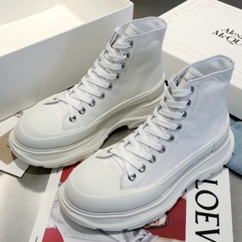 알렉산더 맥퀸 트레드슬릭 레이스업 남.여 하이탑