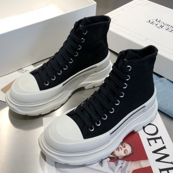 알렉산더 맥퀸 트레드슬릭 레이스업 남.여 하이탑