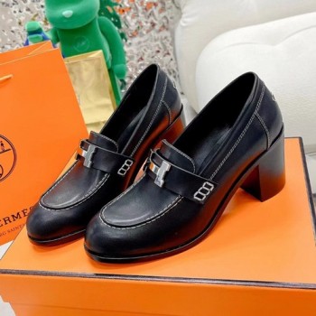 에르메스 DAUPHINE 도핀 펌프스힐