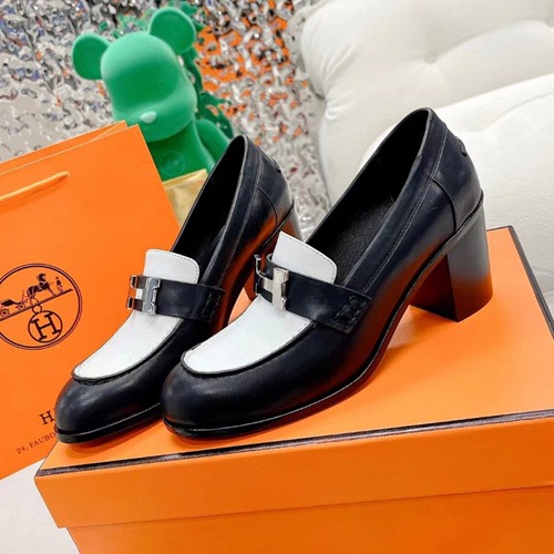 에르메스 DAUPHINE 도핀 펌프스힐