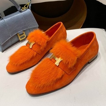 에르메스 DAUPHINE 도핀 펌프스힐