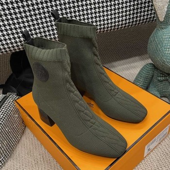 에르메스 볼베르 니트 앵클부츠