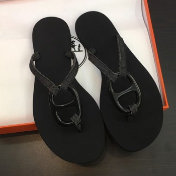 에르메스 샹달 남.여 플립플랍 조리 슬리퍼