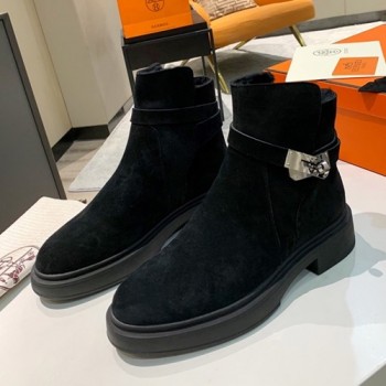 에르메스 앵클부츠(내부양모)