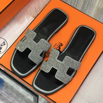 에르메스 오란 슬리퍼(글리터)