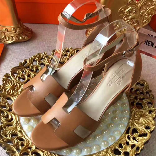 에르메스 웨지힐 샌들