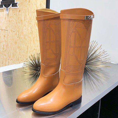 에르메스 켈리 버클 롱부츠