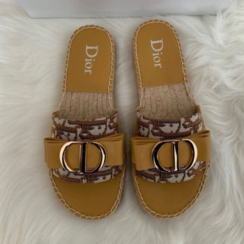 자디올 CD 로고 슬리퍼 뮬