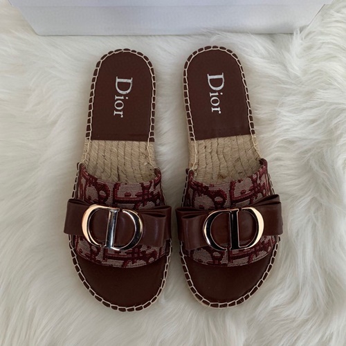 자디올 CD 로고 슬리퍼 뮬