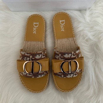 자디올 CD 로고 슬리퍼 뮬