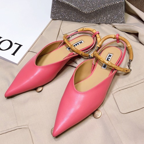 질샌더 휩 스티치 슬링백