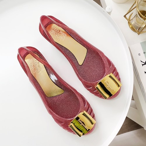 페라가모 SF-468155 버뮤다 마카롱 젤리슈즈