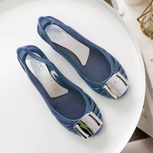 페라가모 SF-468155 버뮤다 마카롱 젤리슈즈