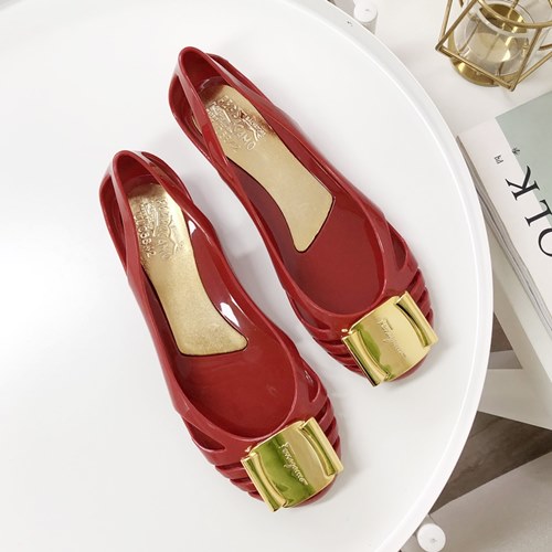 페라가모 SF-468155 버뮤다 마카롱 젤리슈즈