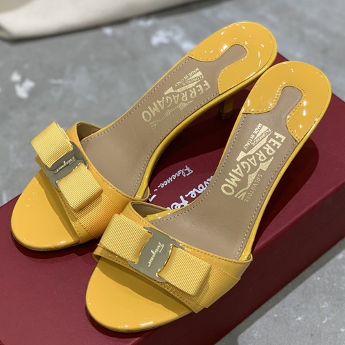 페라가모 가비나 리본 뮬,슬리퍼