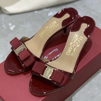 페라가모 가비나 리본 뮬,슬리퍼