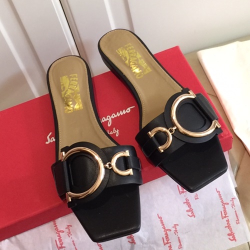 페라가모 간치니 로고 슬리퍼,뮬