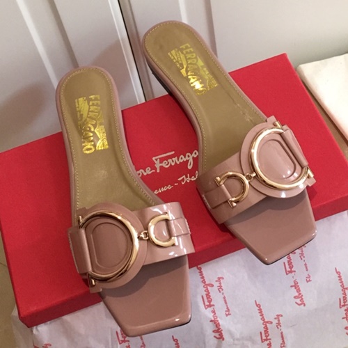 페라가모 간치니 로고 슬리퍼,뮬