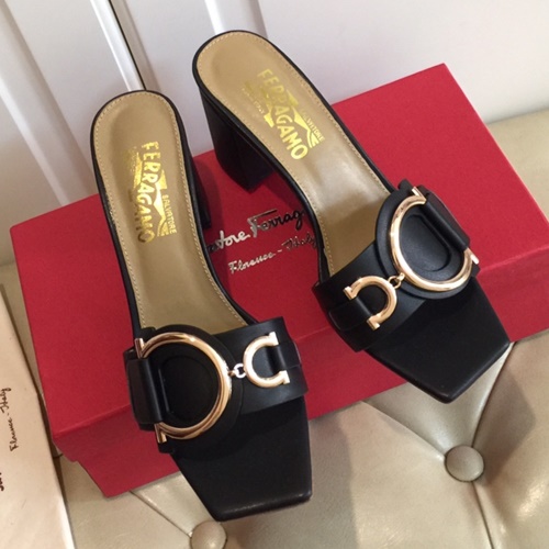 페라가모 간치니 로고 슬리퍼,뮬