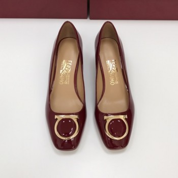 페라가모 간치니 로고 펌프스