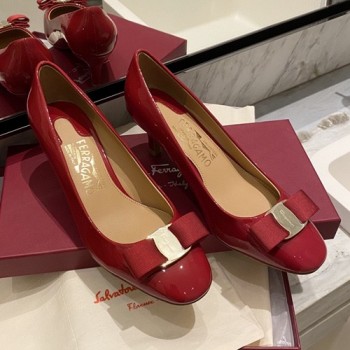 페라가모 바라 리본 펌프스