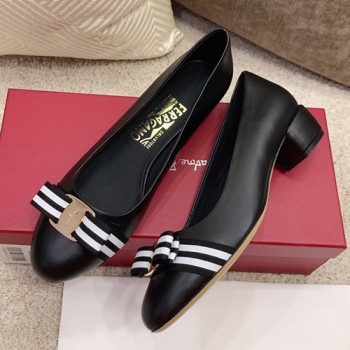 페라가모 바라 리본 펌프스