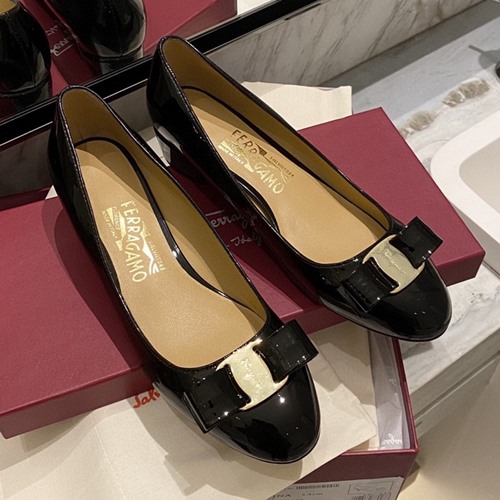 페라가모 바라 리본 플랫슈즈