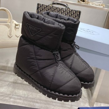 프라다 패딩 나일론 블로우 패딩 부츠